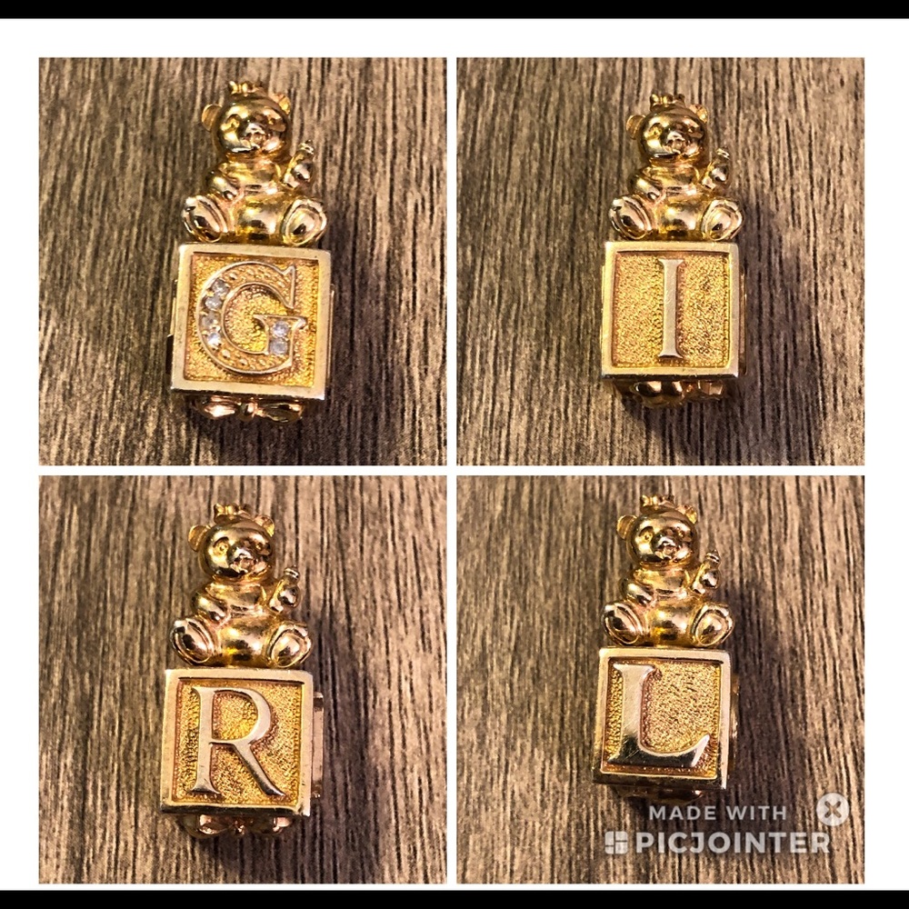Girl Block Charm